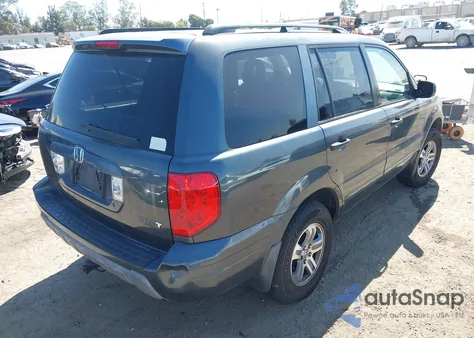 2004 Honda Pilot Ex-L from USA, damaged, VIN 2HKYF18724H580157